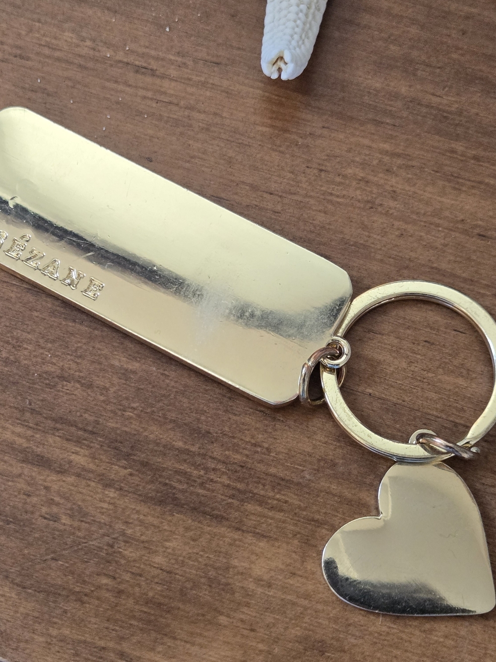 Sezane Amour Keychain with Heart Charm - Picture 4 of 4